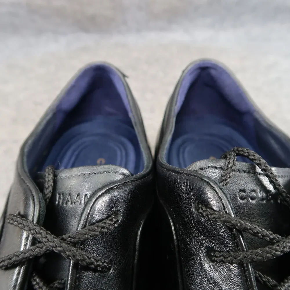 Cole Haan Shoes Men 8.5 Oxford Classic Professional Formal Leather Cap Toe Black